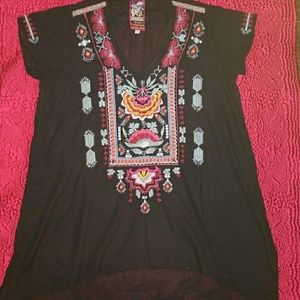 3J Workshop Lightweight embroidered top!